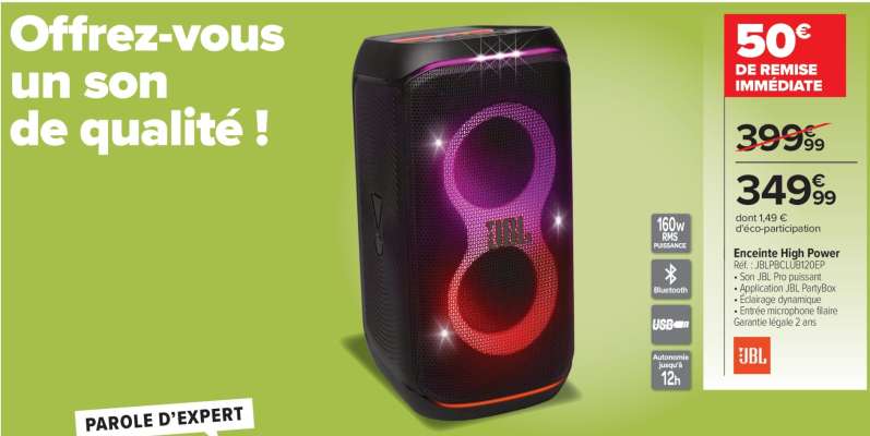 Enceinte High Power JBL