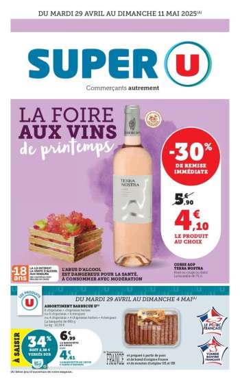 Catalogue SUPER U - 29/04/2025 - 11/05/2025.