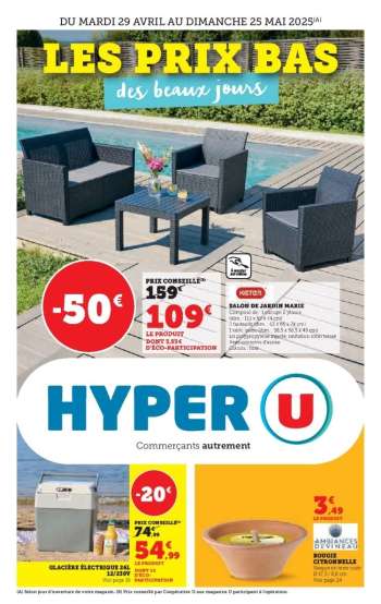 Catalogue HYPER U - 29/04/2025 - 25/05/2025.