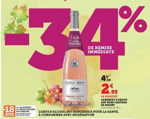Cabernet d'Anjou AOP Rosé Chateau de Mauny