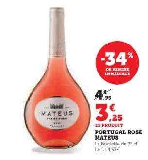 PORTUGAL ROSE MATEUS