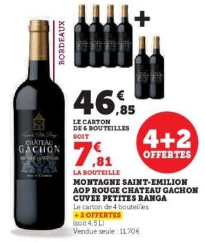 MONTAGNE SAINT-EMILION AOP ROUGE CHATEAU GACHON CUVEE PETITES RANGA