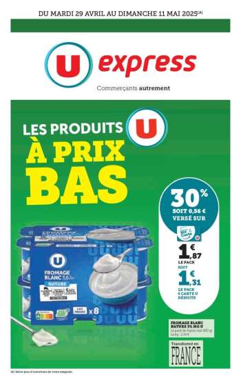 Catalogue U express - 29/04/2025 - 11/05/2025.