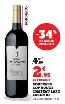BORDEAUX AOP ROUGE CHATEAU LARY LACOMBE