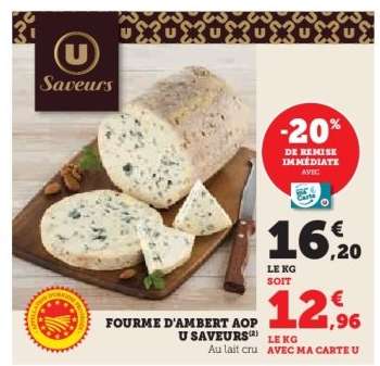 FOURME D'AMBERT AOP U SAVEURS