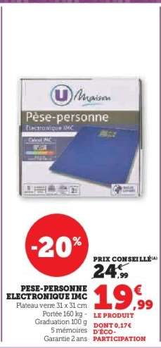 Pèse-personne Électronique IMC