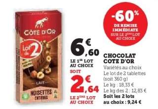 CHOCOLAT CÔTE D'OR