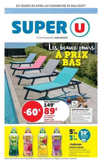 Catalogue SUPER U - 29/04/2025 - 25/05/2025.