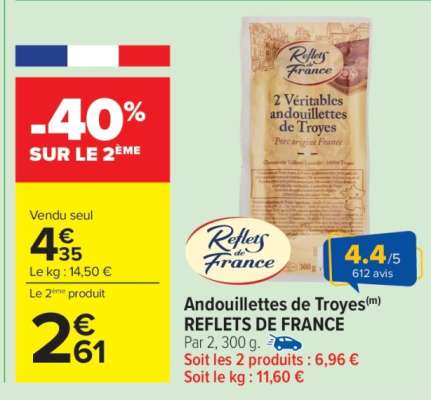 Andouillettes de Troyes REFLETS DE FRANCE