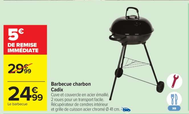 Barbecue charbon Cadix