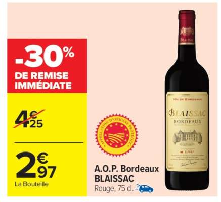 A.O.P. Bordeaux BLAISSAC