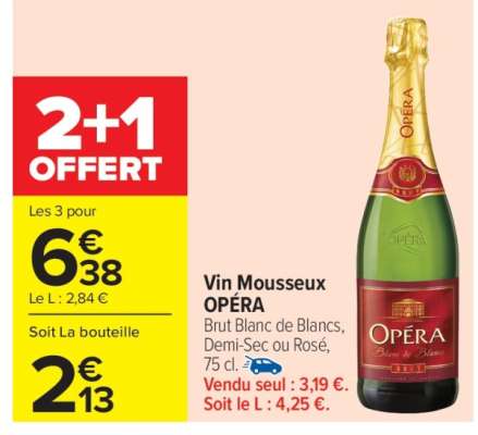 Vin Mousseux Opéra