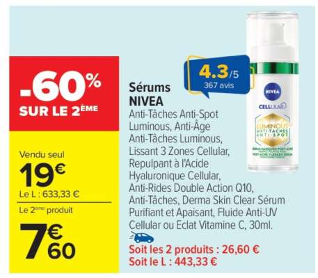Sérums NIVEA