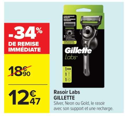 Rasoir Labs Gillette