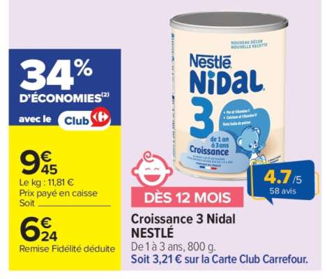 Croissance 3 Nidal NESTLÉ