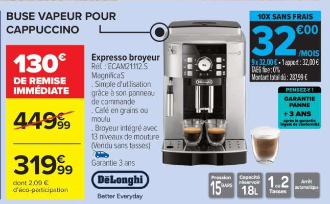 Expresso broyeur