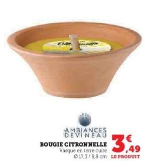 Bougie citronnelle