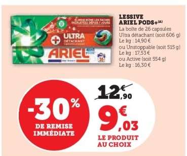 Lessive Ariel Pods