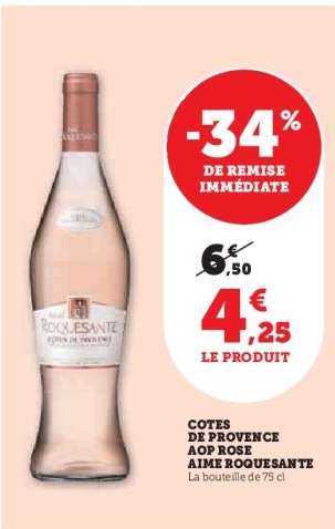 Cotes de Provence AOP Rosé Aime Roquesante
