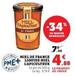 MIEL DE FRANCE LIQUIDE MIEL L'APICULTEUR