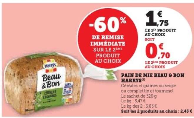 Pain de Mie Beau & Bon Harrys