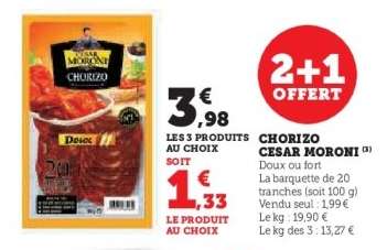 Chorizo César Moroni