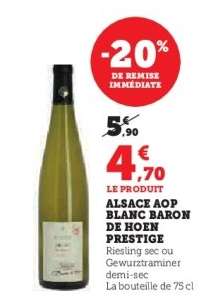 ALSACE AOP BLANC BARON DE HOEN PRESTIGE
