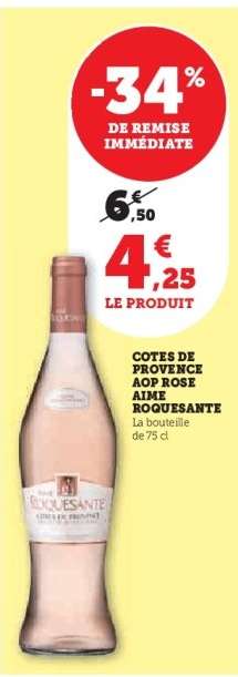 Cotes de Provence AOP Rosé Aime Roquesante
