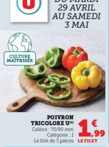 Poivron Tricolore U