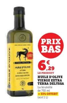 Huile D'olive Vierge Extra Terra Delyssa