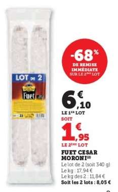 Fuet Cesar Moroni