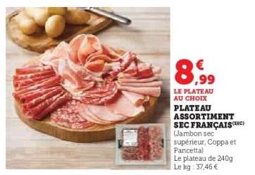 PLATEAU ASSORTIMENT SEC FRANÇAIS