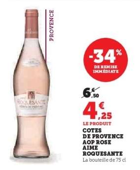 Cotes de Provence AOP Rosé Aime Roquesante