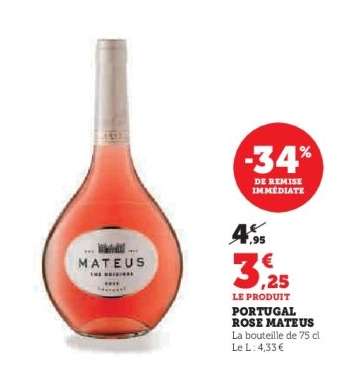 PORTUGAL ROSE MATEUS