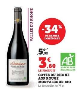 Cotes du Rhone AOP Rouge Montalcour Bio