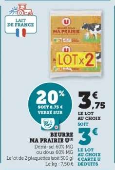 Beurre Ma Prairie U
