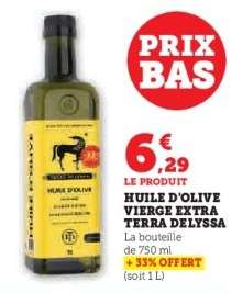 Huile D'olive Vierge Extra Terra Delyssa