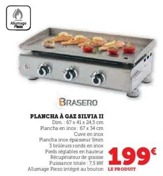 Plancha à Gaz Silvia II