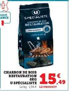 Charbon de Bois Restauration 8kg