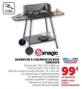 Barbecue à Charbon de Bois Ténérife