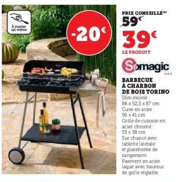 Barbecue à charbon de bois Torino