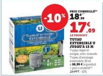 Tuyau Extensible U Jusqu'à 15 m