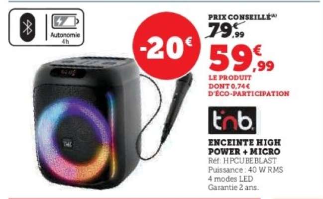 Enceinte High Power + Micro