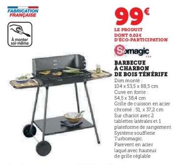 Barbecue à Charbon de Bois Ténérife