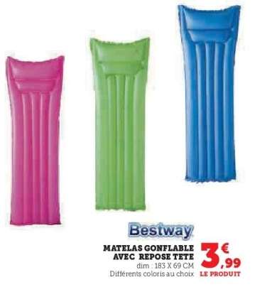 Matelas Gonflable avec Repose Tête