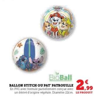 Ballon Stitch ou Pat Patrouille