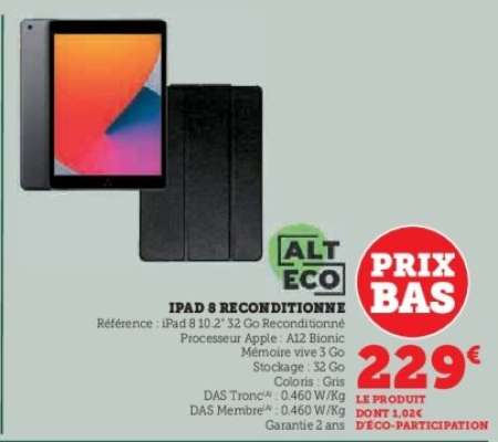 iPad 8 Reconditionné