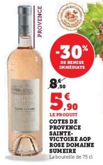 Cotes de Provence Sainte-Victoire AOP Rose Domaine Sumeire