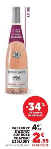 Cabernet d'Anjou AOP Rosé Chateau de Mauny