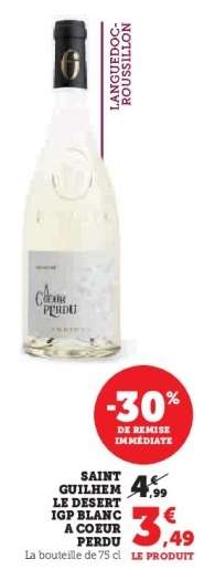 Saint Guilhem Le Desert IGP Blanc A Coeur Perdu